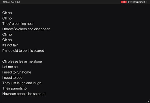 I had a weird dream last night, I know Halloween was involved with it at some point, but I can’t remember so I decided to create this.￼ | Alan Cook