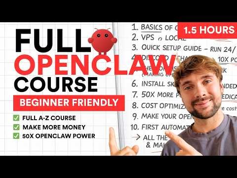 BEGINNER OPENCLAW COURSE 2026: Build Your First Multi-Agent AI System
