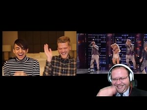 SUPERFRUIT Reacting to Pentatonix on the Sing-Off (Reaction!) : Behind the Curve Reacts