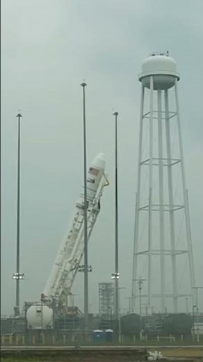 Antares Rocket Lift-Off Prep at NASA Pad! 🚀📡 | Stunning Time-Lapse