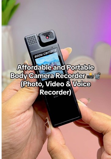 Affordable Portable Body Camera Recorder Review