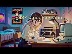 Late Night Study 1987 | Retro Synthwave Focus Mix (2 Hours)