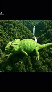 Giant Chameleon Spotted Moving Through Amazon Jungle – Shocking Footage! #rainforest #amazon