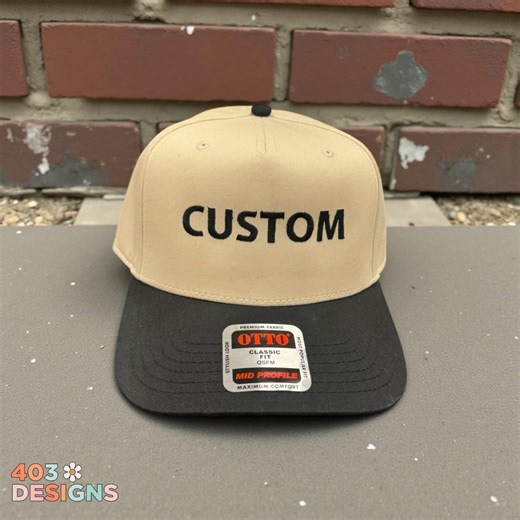Custom Twill Hat Personalized Embroidery - Etsy
