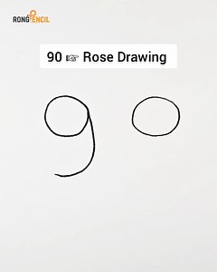 9.2K views · 93 reactions | How to draw Rose  Easy drawing tricks  #roses #painting #drawing #art #artist #howtodraw #artwork | Rong Pencil | Facebook