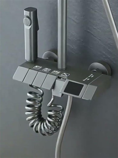 3. Best Gunmetal Shower System | LED Display, Durable Copper & OEM/ODM Support#GunmetalShowerSystem