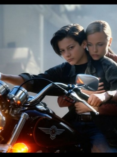 Kristanna Loken y Arnold Schwarzenegger en Terminator 2