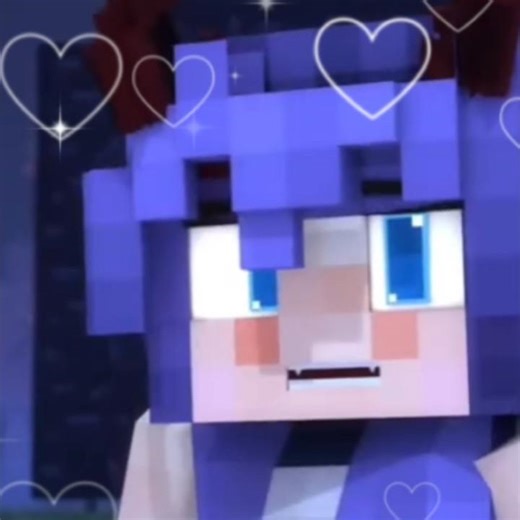 Always cute~💜 #minecraft #rainimator #edit #cute