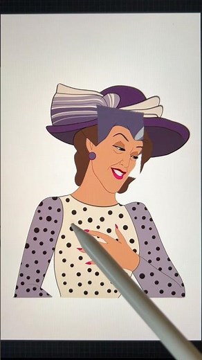 lady Tremaine younger transformation #cinderella #disney #transformation #disneyvillains