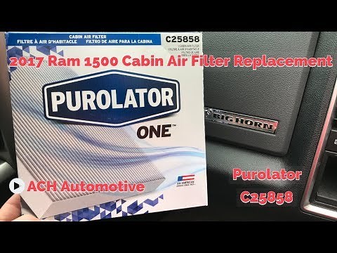 How To Replace Cabin Air Filter - 2017 Dodge Ram 1500 2500 3500 (2009-2018) DIY