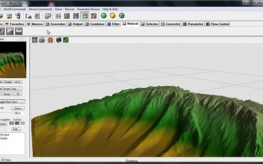 World Machine基础教程之平原山地