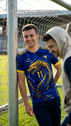 Rep the Dragons with ultimate national pride and personalized style! ⚽🇧🇦🔥👕✨