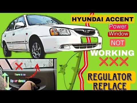 Hyundai Accent Power Window Glass Not UP & Down Problem Solved || How to Fix Car Power Window Glass.