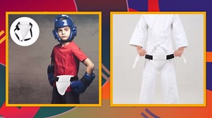 SUPVOX Breathable Children S Groin Protector Guard with Wear-Resistant Pu Sponge for Martial Arts Taekwondo Boxing Training Flexible Comfort and Reliable Protection