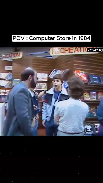 Conputer Store in 1984 #nostalgia #nostalgic #shopping #store #throwbacks #game #computer #1984