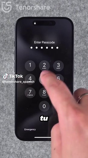 Desbloquear tu iPhone olvidando la contraseña