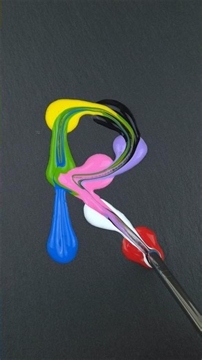 Colorful Letter R