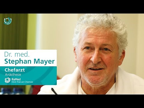 Dr. med. Stephan Mayer - neuer Chefarzt der Anästhesie an der RoMed Klinik Prien am Chiemsee