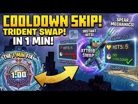 INSTANT Minecraft Attribute Swap! (1 MIN TUTORIAL)