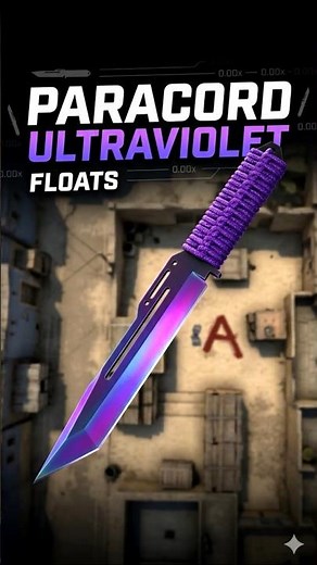 ★ CS2 Paracord Ultraviolet all floats | CS2 Knife In-Game #counterstrike