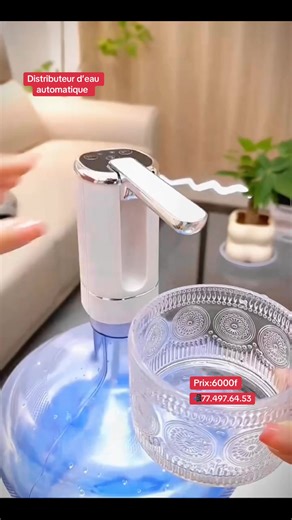 Distributeur d’eau automatique rechargeable à 6000 FCFA