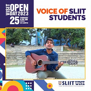 Voice of SLIIT Student - Vihan Udawela Student of Faculty of Computing - SLIIT. Visit SLIIT Open Day 2023 on Saturday, 25th February, from 09.00 AM onwards, to explore your study options and broaden your horizons! Register now: https://forms.gle/EdLUTkLhT52p27eY7 Call us on 011 754 4801 for more details. Visit - www.sliit.lk | SLIIT
