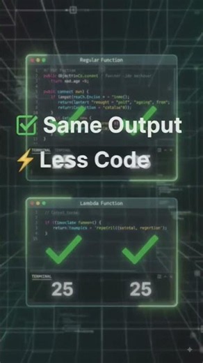 🚀 Lambda Functions in Python | Python Course Day 22