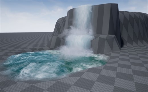 UE4瀑布插件-Waterfall Tool展示