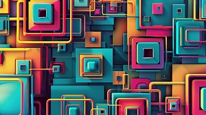 Geometric background wallpaper made with ai Free Stock Video Footage