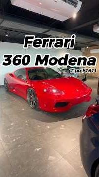 The 360 ​​Modena, the first Ferrari with an aluminum chassis and F1-style transmission, is a mode...
