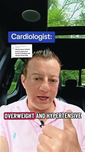 Cardiologist: You don't need insulin resistance to have a heart attack