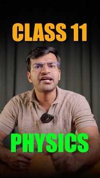 Class 11 Bas Ye Topics Karlo | Class 11th Physics Most Important Topics for Exams #class11 #physics