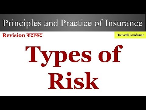 Types of Risk, pure risk, Speculative risk, Type of risk in principles and practices of Insurance,