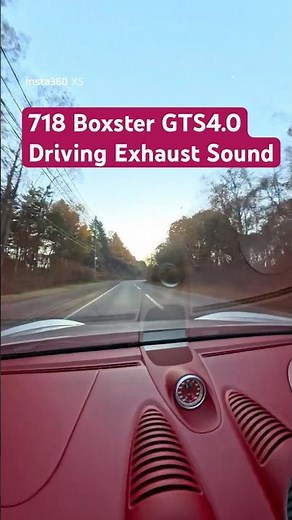 718 Boxster GTS 4.0 | Interior Driving Exhaust Sound (ASR Valve Controller)