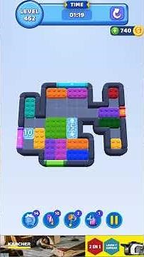 Color Block Jam Level 462 Walkthrough / Solution