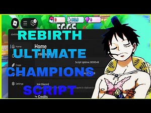 BEST REBIRTH CHAMPIONS ULTIMATE ROBLOX KEYLESS SCRIPT |AUTO CLICKS|AUTO HATC |AUTO REBIRTH|AUTO FARM