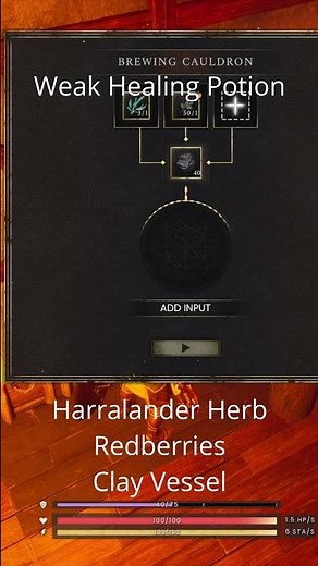 How to craft Anti Poison, Minor Healing and Moderate Healing Potions in RuneScape Dragonwilds