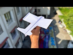 how to make new flying airplane, notebook paper flying plane, best flying new plane, easy plane