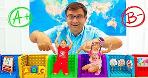 Diana and Roma in Pop It Rooms School Challenge😃 Diana and Roma end up in the school's Pop It Rooms. They need to complete the Challenge by completing interesting school assignments🤩 #KidsDianaShow #KidsRomaShow #romaanddiana #kidsfun #school #challenges | Kids Diana Show