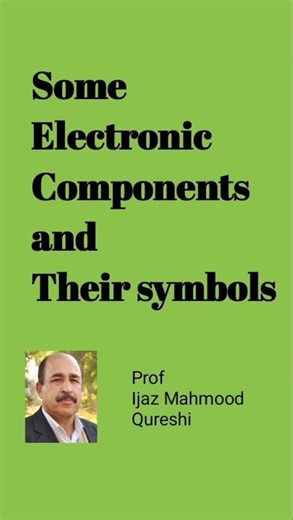 Some electronic components and their Symbols #physics #exam #electronic #fsc #mcq #practical