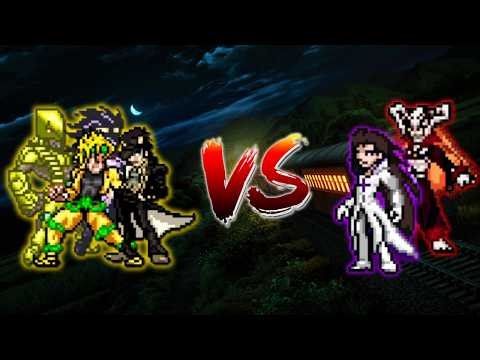 DIO & Jotaro VS Aizen & Vasto Lorde Ichigo!! - Timestop VS Absolute Power