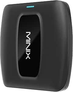 MINIX CarPlay Android AI Box 8 Core 8G+128G for Only Wired CarPlay Touchscreen Cars to Wireless Carplay&Wireless Android Auto for YouTube Netflix Google Store Support SIM&TF Card