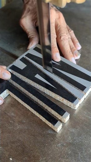 NAIL DIY Letter Bandsaw Creations | Easy Wooden Letter Projects (USA Woodworking)#shorts