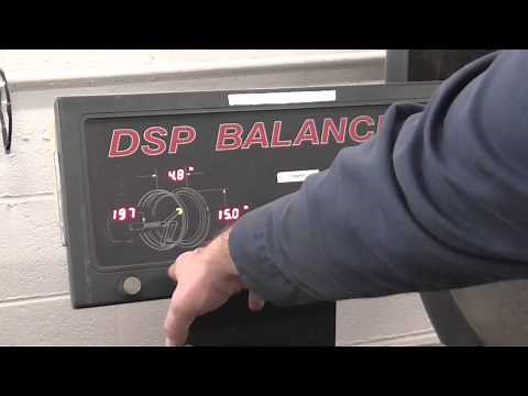 Learn to use the Hunter DSP 9500 wheel balancer