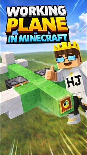 THIS MINECRAFT PLANE ACTUALLY WORKS 🤯