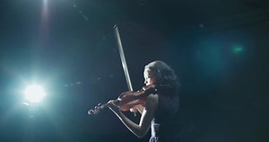 Beautiful Young Girl Playing Violin During Stock Footage Video (100% Royalty-free) 1006810411 | Shutterstock