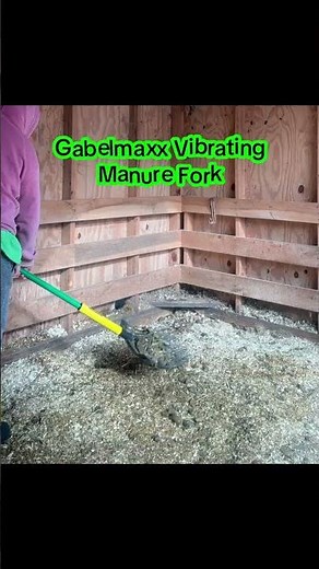 Gabelmaxx Vibrating Manure Fork | Save Time & Horse Bedding