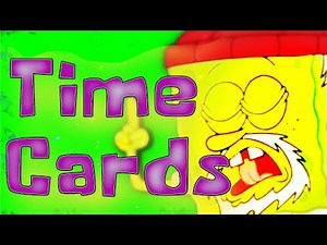 Spongebob Time Cards in Order by TIme!