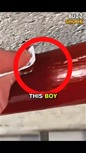 Boy’s Sneaky Ketchup Prank on Stair Railing 😂🍅 #fblifestyle | Buzz Shock