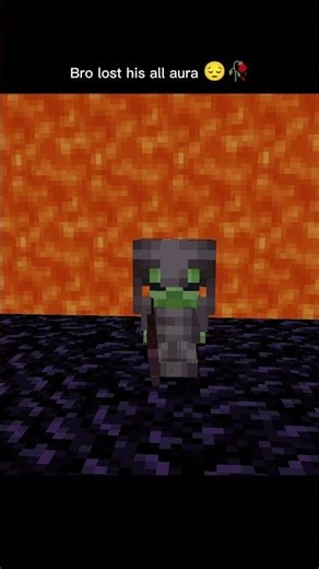 Bro got brutally nerfed 😭🥀 #minecraft